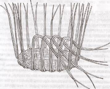 Плетение боков вазы